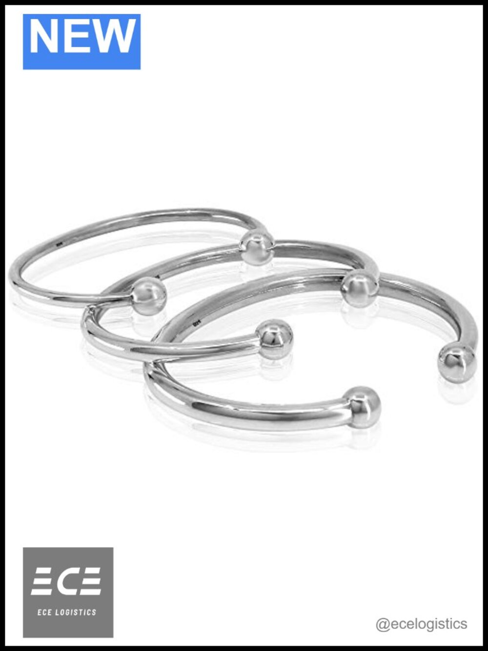 925 Sterling Silver Classic Cuff Bracelet for Men and Women
